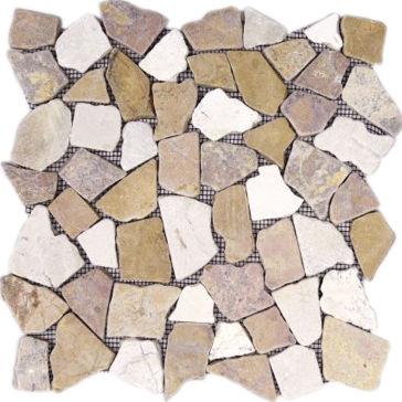 Mosaico in pietra naturale - NOA CORAL - Mosavit - opaco / da interno / da esterno