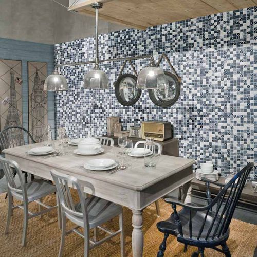 Mosaico in vetro - GRAPHICS BALTIMORE - Mosavit - opaco / per piscina / da cucina