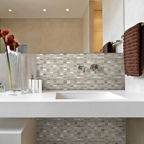 Mosaico in marmo - CITY - Mosavit - da cucina / da bagno / da parete