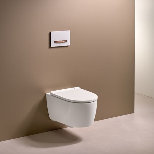 WC sospeso - 500.201.01.1 - GEBERIT - in ceramica / contract / allungato