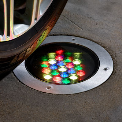 Faretto a pavimento - BURSTSCAPE - COLOR KINETICS - LED RGBW / rotondo / IP65