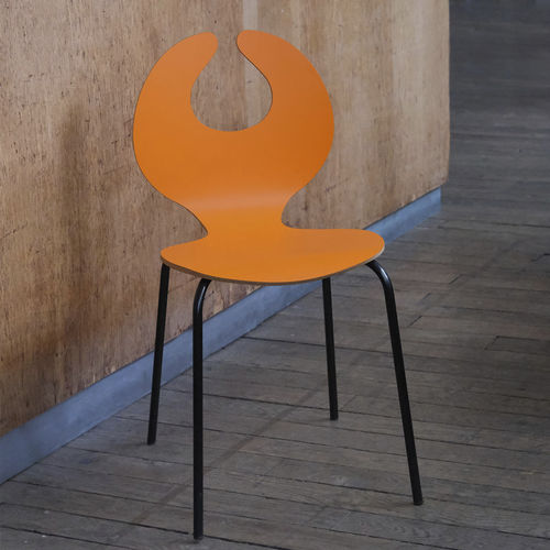 Sedia contemporanea - PUZZLE  - Tsé & Tsé associées - da interno / da esterno / in legno curvato