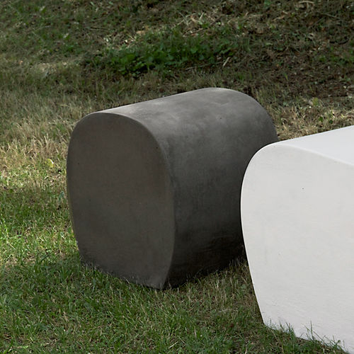 Pouf contemporaneo - LAND.2 - LOVECEMENT - in cemento / in fibrocemento / fatto a mano