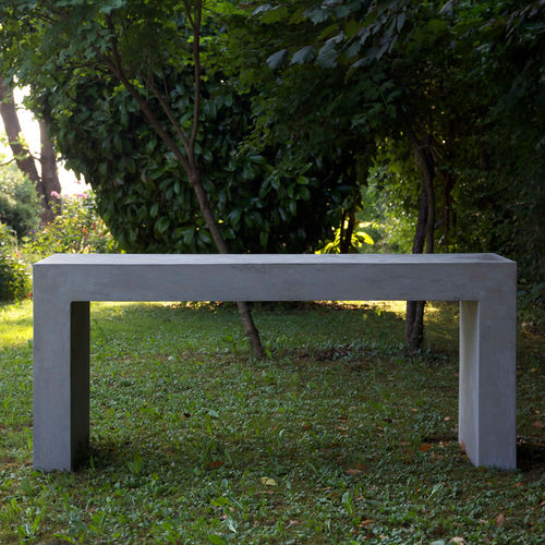 Tavolo contemporaneo - BASIC.8 - LOVECEMENT - in fibrocemento / con base in calcestruzzo fibrorinforzato / rettangolare