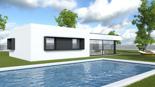 Casa prefabbricata - MODULOR : M0 - HORMIPRESA - ecologica / modulare / contemporanea