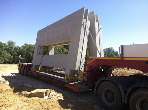 Muro in calcestruzzo - IWALL - HORMIPRESA - prefabbricato / con pannelli modulari