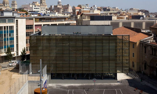 Edificio prefabbricato - BLANQUERNA - HORMIPRESA - in calcestruzzo / per biblioteca / contemporaneo