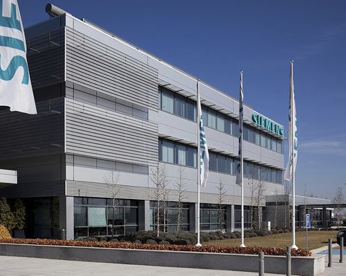 Edificio prefabbricato - SIEMENS - HORMIPRESA - in calcestruzzo / per ufficio / contemporaneo