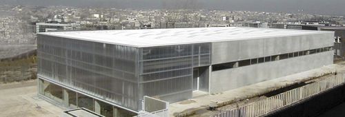 Edificio prefabbricato - ESTRELLA - HORMIPRESA - in calcestruzzo / per impianto sportivo / contemporaneo