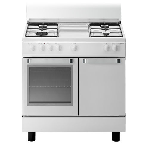 Blocco cottura a gas - D833WS - Tecno SpA - elettrico / 4 fuochi / 1 forno