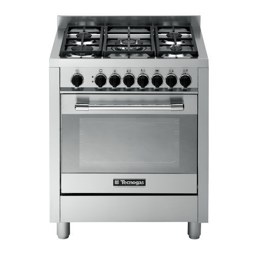 Blocco cottura a gas - PT767XS - Tecno SpA - elettrico / 5 fuochi / 1 forno