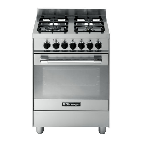 Blocco cottura a gas - PT667XS - Tecno SpA - elettrico / 4 fuochi / 1 forno