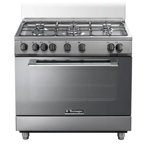 Blocco cottura a gas - P965GVX - Tecno SpA - 5 fuochi / 1 forno / classe A