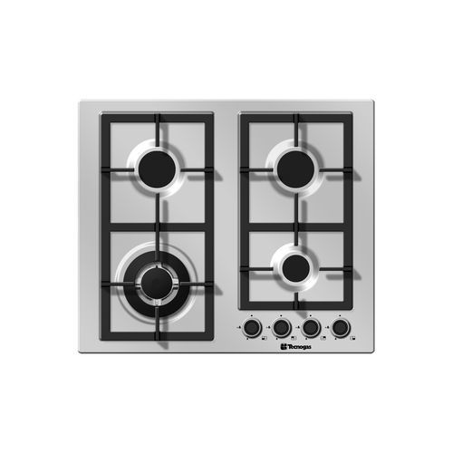 Piano cottura a gas - PN60GVF4FGX - Tecno SpA - 4 fuochi / da incasso / con manopole