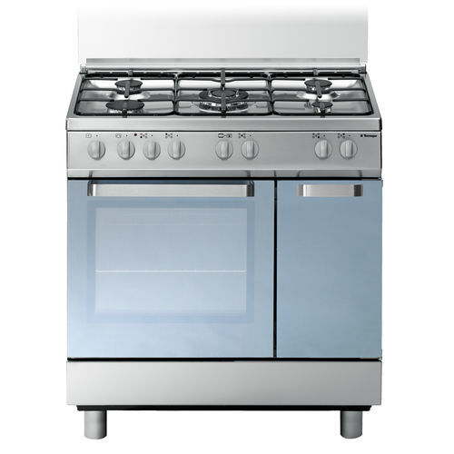 Blocco cottura a gas - D827XS - Tecno SpA - elettrico / 5 fuochi / 1 forno