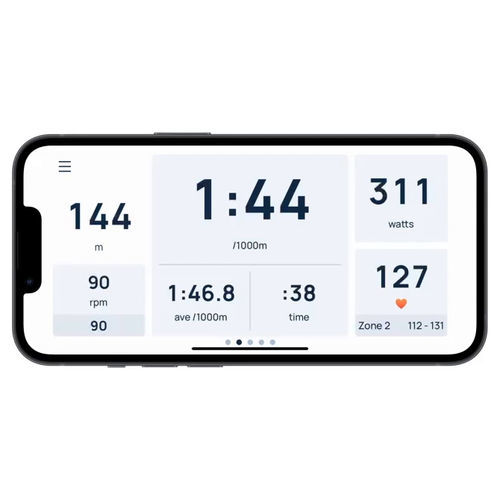 Applicazione mobile di monitoraggio - ERGDATA - concept2 - in linea / per smartphone
