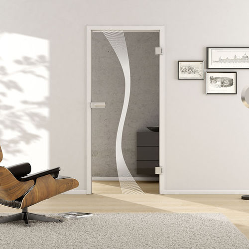 Porta da interno - DECO 583 - Griffwerk GmbH - in vetro / battente / contemporanea