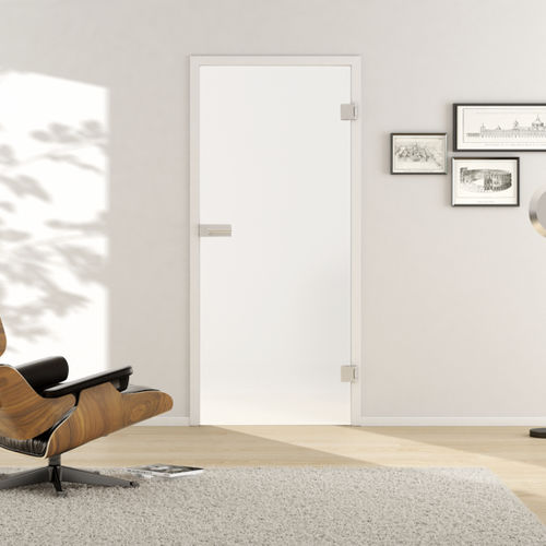 Porta da interno - FROSTED 819 - Griffwerk GmbH - in vetro / battente / contemporanea