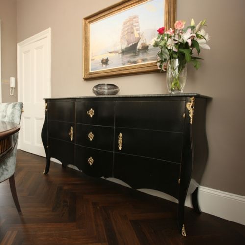 Credenza con piedi alti - BLOIS  - Oficina Inglesa - in stile francese / in rovere / in ciliegio