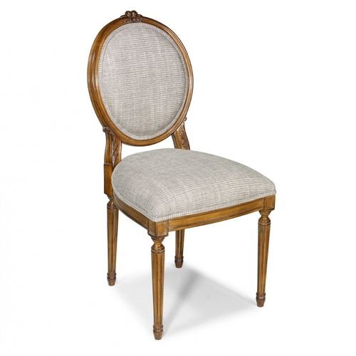 Sedia da pranzo contemporanea - DIOR - Oficina Inglesa - da interno / in tessuto / in pelle
