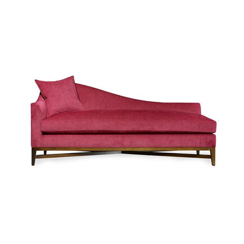 Dormeuse classica - LORENA - Oficina Inglesa - in tessuto / in pelle / in legno