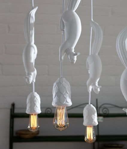 Lampada a sospensione - SHERWOOD E ROBIN - KARMAN - in ceramica / classica / con cavo