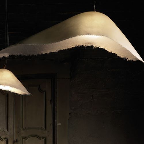 Lampada a sospensione - MOBY DICK - KARMAN - in fibra di vetro / contemporanea / con cavo