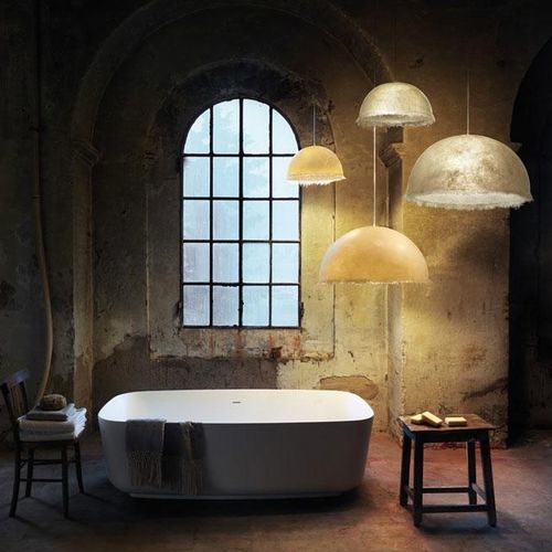 Lampada a sospensione - PLANCTON - KARMAN - in fibra di vetro / contemporanea / con cavo