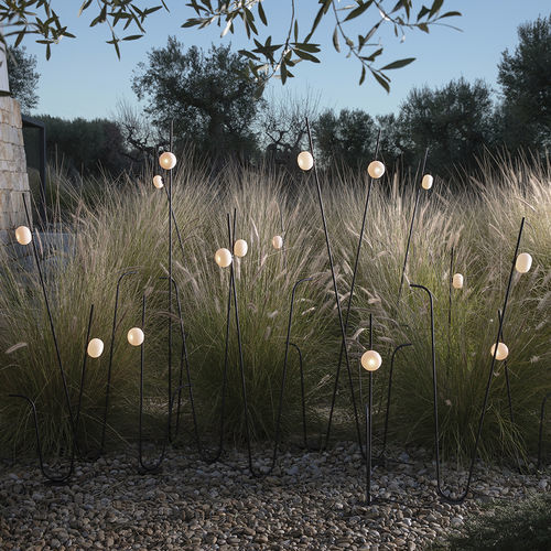 Lampada da terra - POIS - KARMAN - in alluminio / contemporanea / con cavo