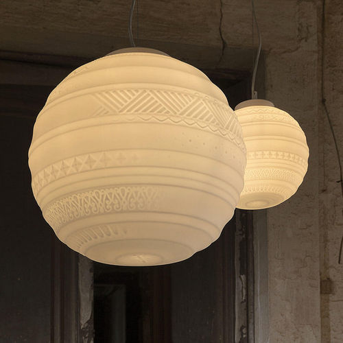 Lampada a sospensione - BRAILLE - KARMAN - in vetro smerigliato / contemporanea / con cavo