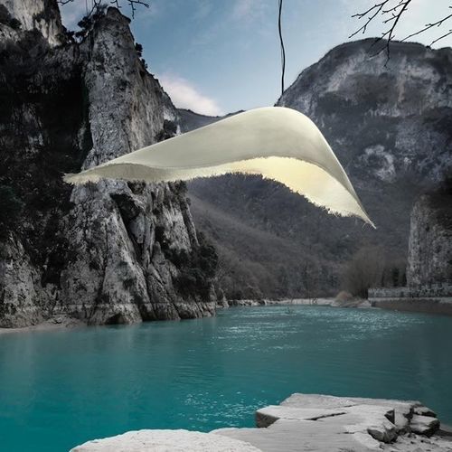 Lampada a sospensione - MOBY DICK - KARMAN - in fibra di vetro / contemporanea / con cavo