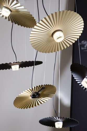 Lampada a sospensione - GONZAGA - KARMAN - in alluminio / in vetro soffiato / contemporanea