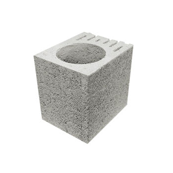 Blocco di calcestruzzo leggero - Technitherm - ad alta resistenza / d'angolo