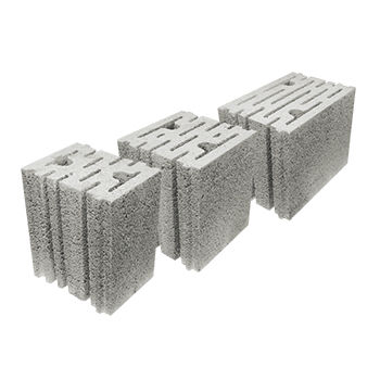 Blocco di calcestruzzo alleggerito - Technitherm - per muro / con posa a giunto sottile