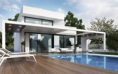 Copertura per pergola scorrevole - ARMONIA TETTOIA - DIRELLO S.R.L
