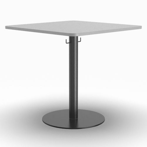 Tavolo da pranzo contemporaneo - ST3030-S - ANOVA - in acciaio / con supporto in acciaio / quadrato