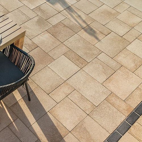 Pavé in pietra ricostituita - UMBRIANO® - UNILOCK - da esterno / carrabile / per pedoni