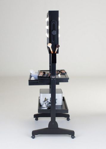Mobile da toeletta contemporaneo - L200X2  - CANTONI - in legno / per parrucchiere / retroilluminato
