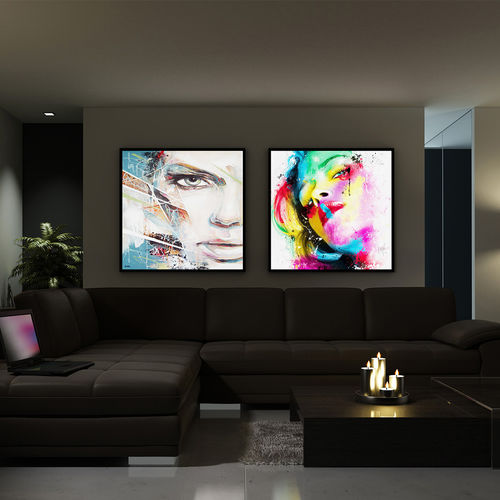 Cartello pubblicitario da parete - PH 01 - CANTONI - da interno / luminoso / LED