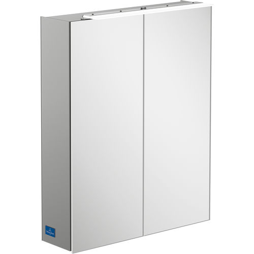 Mobile pensile per bagno con specchio con illuminazione integrata - MY VIEW ONE : A439G6 - Villeroy & Boch - contemporanea / da parete
