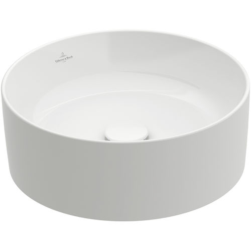 Lavabo da appoggio - COLLARO : 4A1840 - Villeroy & Boch - in ceramica / rotondo / contemporaneo