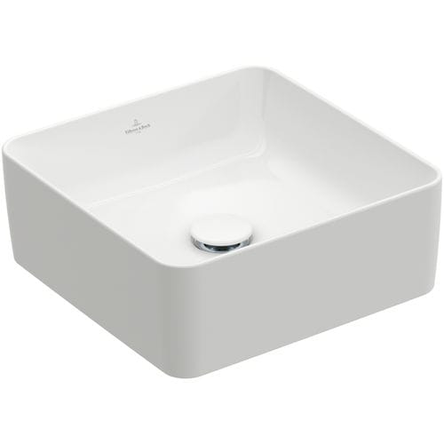 Lavabo da appoggio - COLLARO : 4A2138 - Villeroy & Boch - in ceramica / quadrato / contemporaneo