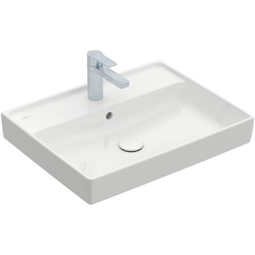 Lavabo a muro - COLLARO : 4A336G - Villeroy & Boch - in ceramica / rettangolare / contemporaneo