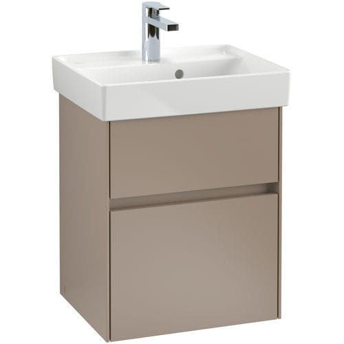 Mobile lavabo singolo - COLLARO : C00600 - Villeroy & Boch - sospeso / in legno / contemporaneo