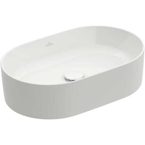 Lavabo da appoggio - COLLARO : 4A1956 - Villeroy & Boch - in ceramica / ovale / contemporaneo