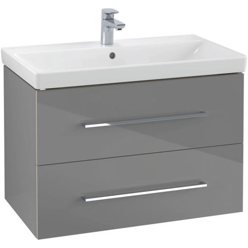 Mobile lavabo sospeso - AVENTO : A89100 - Villeroy & Boch - in legno / contemporaneo / con cassetti