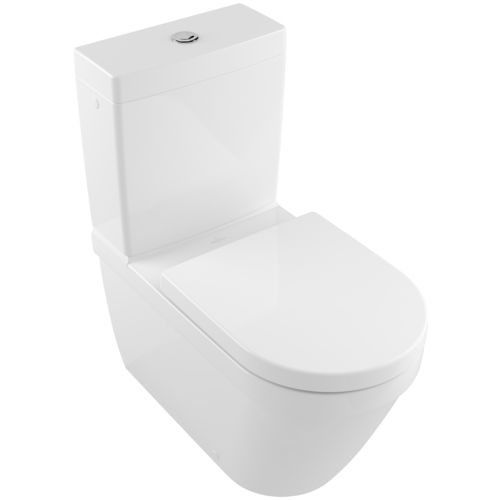 WC da appoggio - ARCHITECTURA : 5691R0 - Villeroy & Boch - in ceramica / con cassetta ad incasso / senza brida