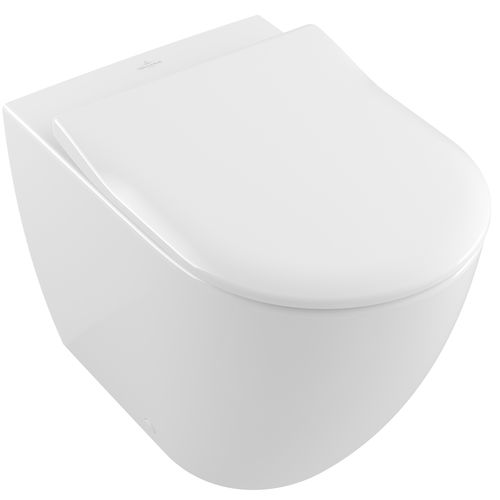 WC da appoggio - SUBWAY 2.0 : 5602R0 - Villeroy & Boch - in ceramica / per bagno pubblico / senza brida