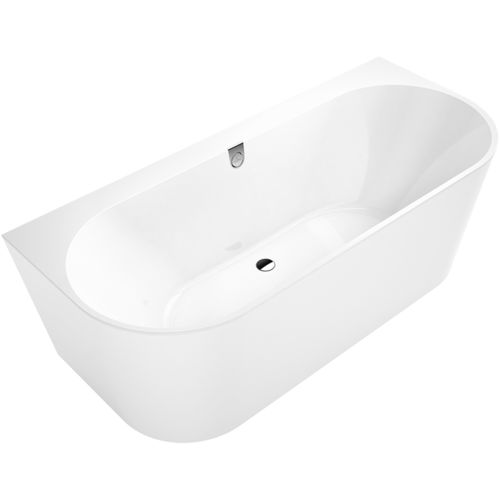 Vasca da bagno ovale - OBERON 2.0 : UBQ180OBR9CD00V - Villeroy & Boch - da appoggio / in composito / idromassaggio