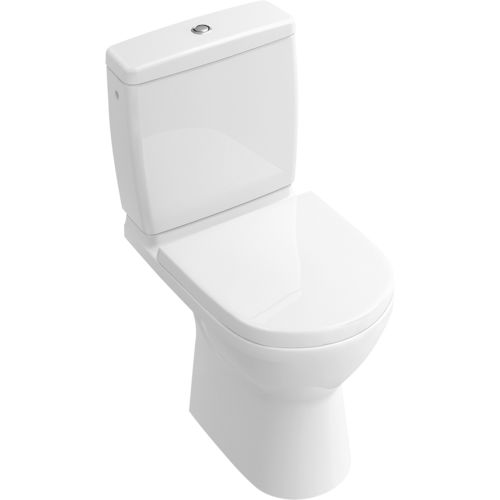 WC da appoggio - O.NOVO : 5689R0 - Villeroy & Boch - in ceramica / con cassetta ad incasso / senza brida
